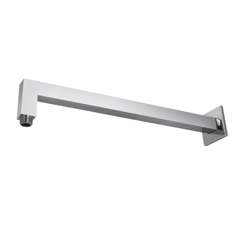 Brazo rociador Square de 40 cm a pared Cromo