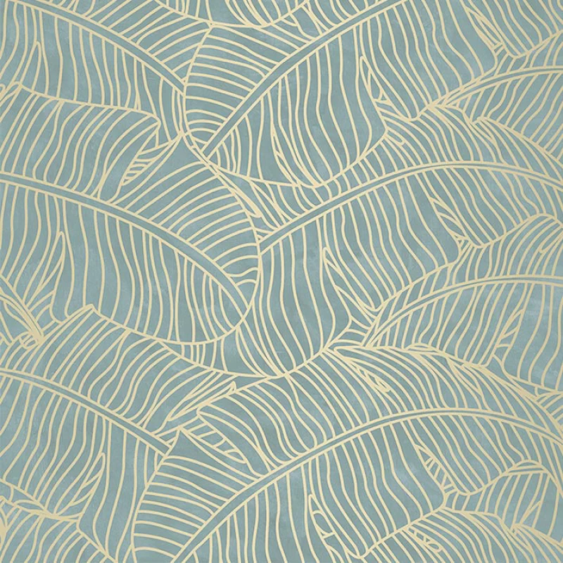 53X1005 Skins Pattern Ficus Turquoise 