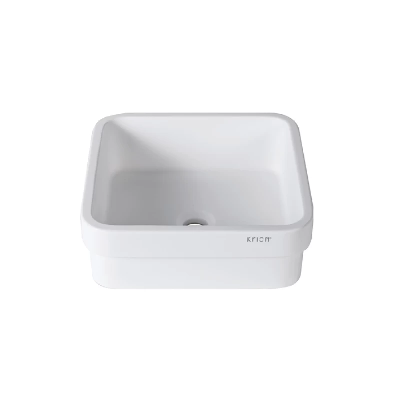 3-WAY_Lavabo cuadrado 40 cm B603 1100 SE Blanco 