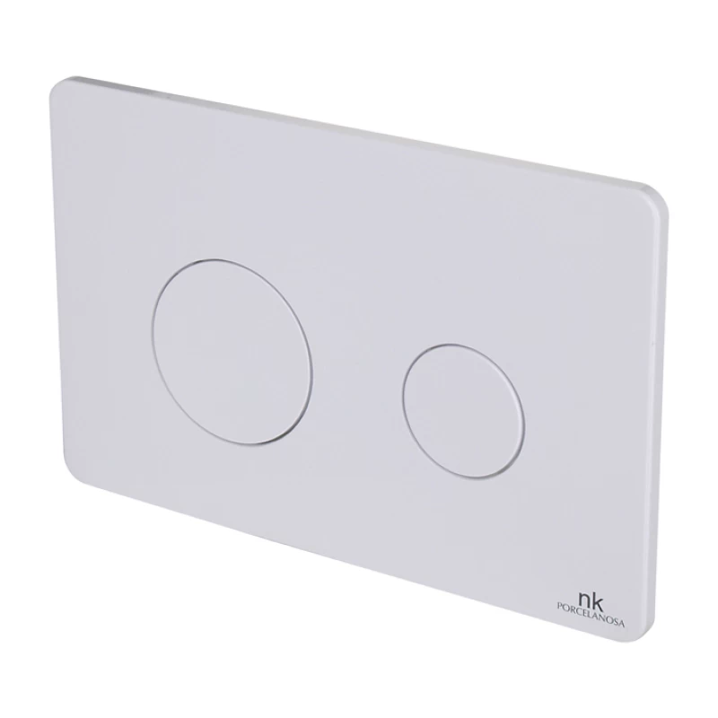 RONDO - Placa de accionamiento con doble pulsador Blanco 