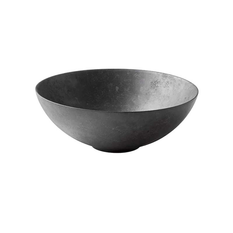 SLENDER_Lavabo 40 cm apoyo sin rebosadero Dark Concrete